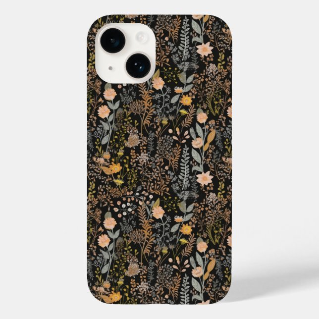 Foliage Botanical Wild Flowers Floral Case-Mate iPhone Case (Back)