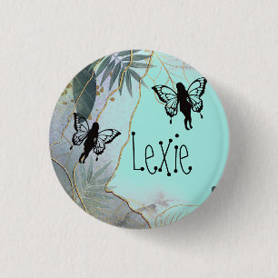 Foliage Fantasy Fairies 3 Cm Round Badge