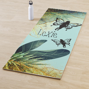 Foliage Fantasy Fairies Yoga Mat