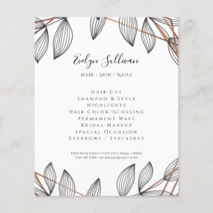 Foliage Geometric Frame Flyer