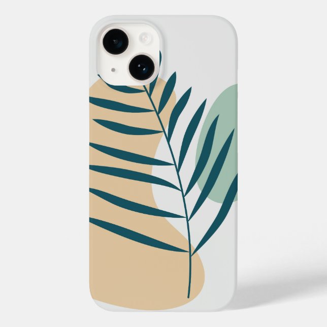 Foliage line with abstract shape Case-Mate iPhone case (Back)