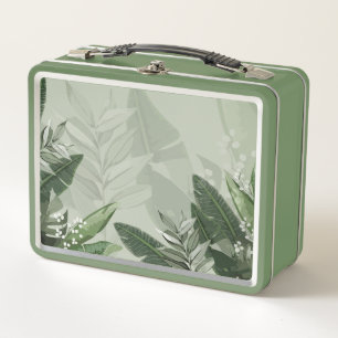 Foliage Metal Lunch Box
