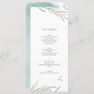 Foliage Modern Menu