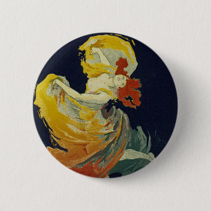 Folies Berger ~ La Loie Fuller 6 Cm Round Badge