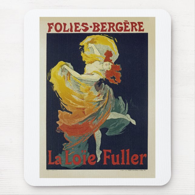 Folies Berger ~ La Loie Fuller Mouse Pad (Front)