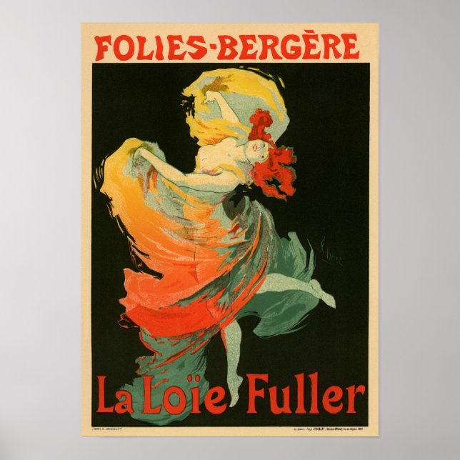 Folies Bergere La Loie Fuller Poster (Front)
