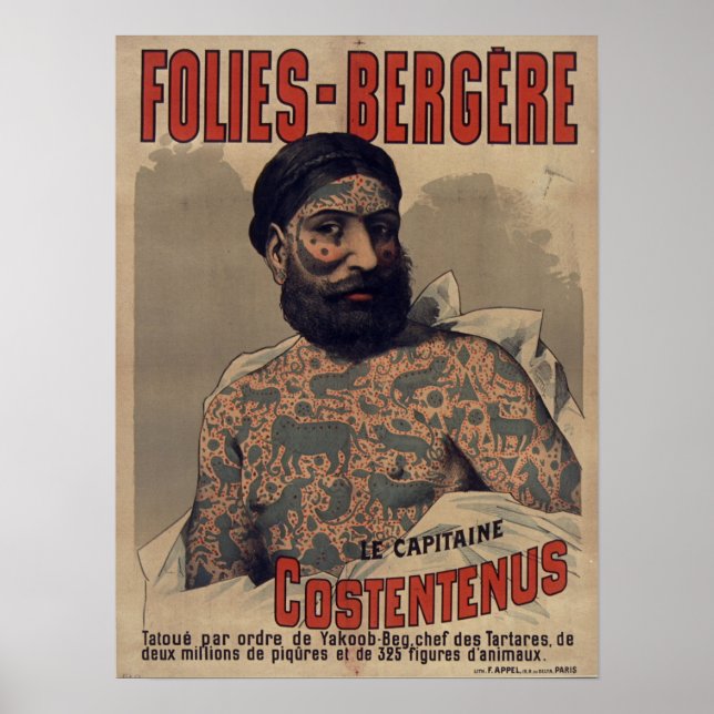 Folies-Bergère Le Capitaine Costentenus Poster (Front)