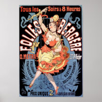 Folies Bergere Vintage French Advertising