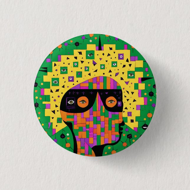 Folk 001 Nancy 3 Cm Round Badge (Front)