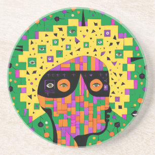 Folk 001 Nancy Coaster