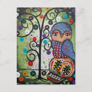 FOLK ART All In The Imagination BY LORI postcard