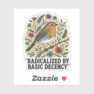 Folk Art Bird Illustration for Social Justice