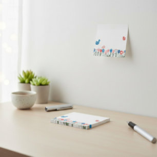 Folk Art Birds and Flowers Post-it® Notes
