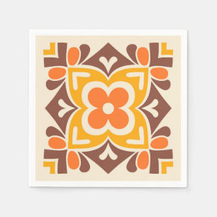 Folk Art Bloom Napkin