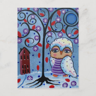 Folk Art BY LORI EVERETT postcard