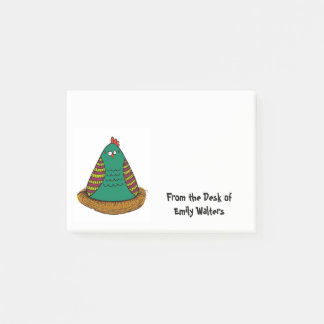 Folk Art Chicken Notepad