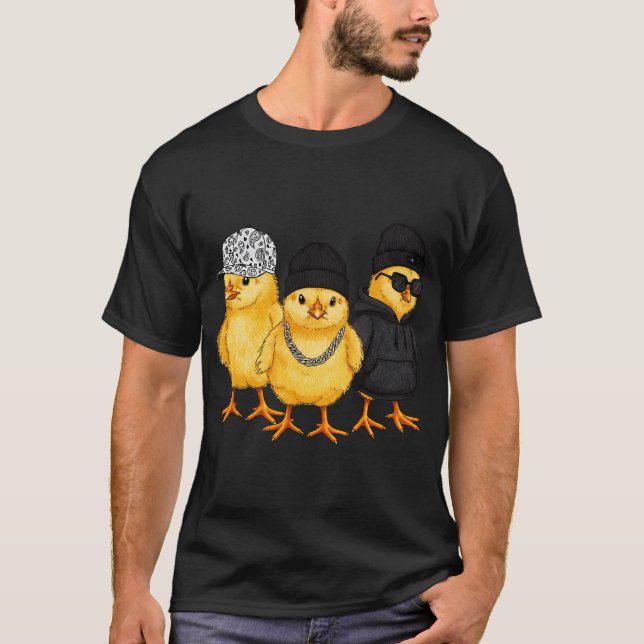 Folk Art Chicken T-Shirt (Front)