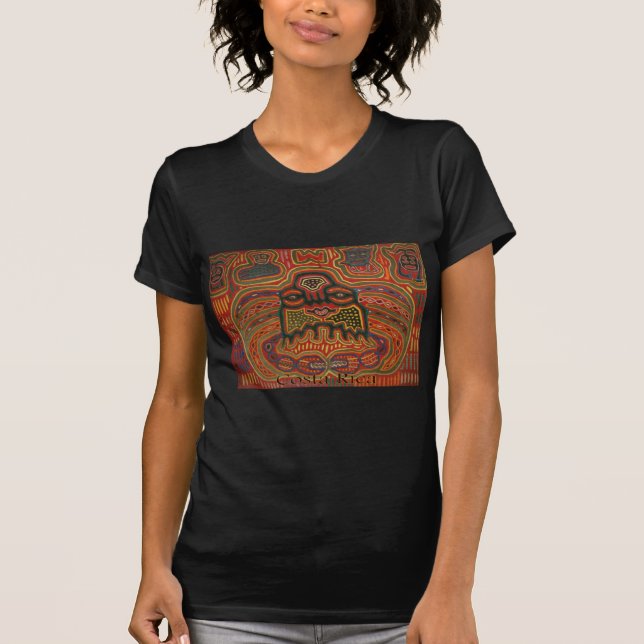 Folk Art Costa Rica T-Shirt (Front)