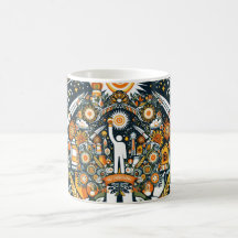 Folk Art Design Classic Mug - National Energy