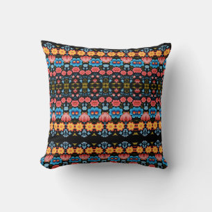 Folk Art Floral Charm Cushion