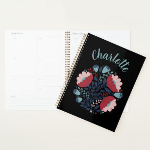Folk Art Florals in Full Bloom Planner