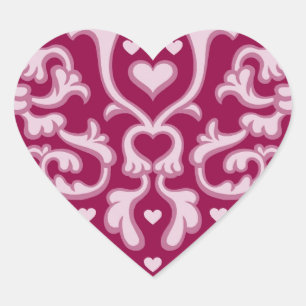 Folk Art Heart - Sticker