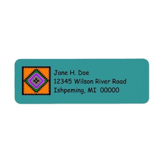 Folk Art Motifs Address Labels ~ EZ2 Change Info