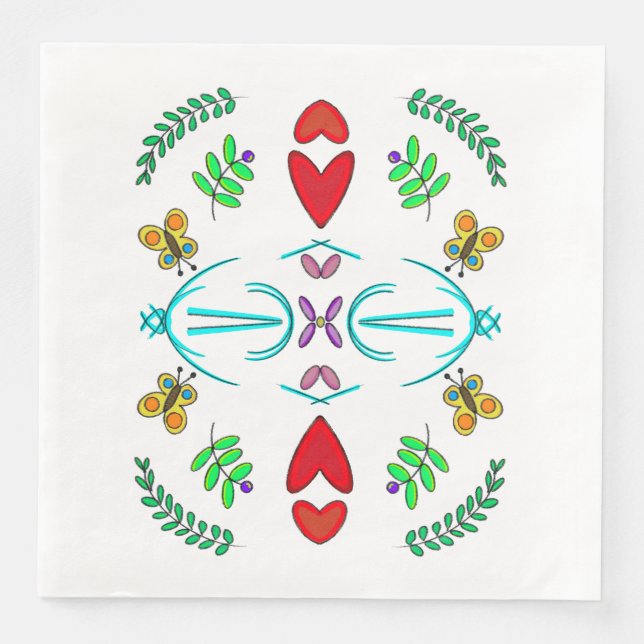 Folk Art Napkin (Front)