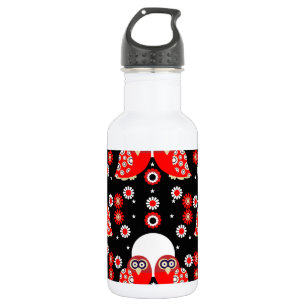 Folk Art Owl 532 Ml Water Bottle