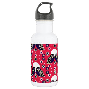Folk Art Owl 532 Ml Water Bottle