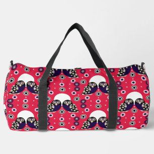 Folk Art Owl Duffle Bag