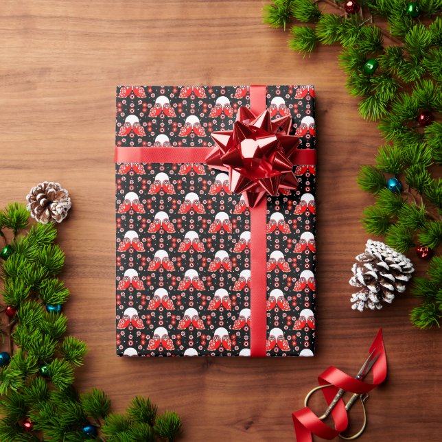 Folk Art Owl Wrapping Paper (Holiday Gift)