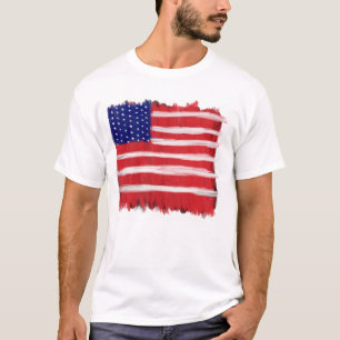Folk Art Painted Flag T-Shirt