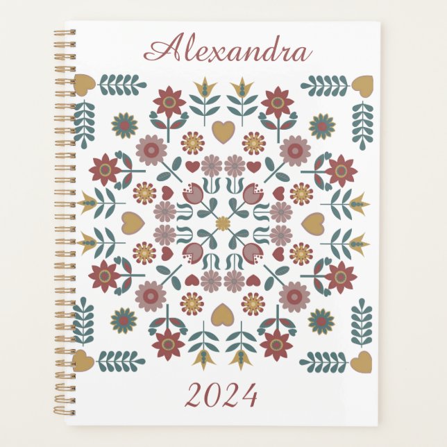 Folk Art Planner (Front)