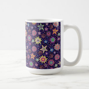 Folk Art Starry Sky Coffee Mug