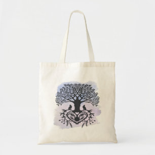 Folk Art Tree of Life Tote Bag