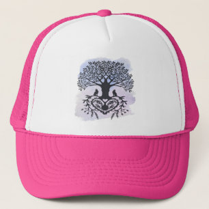 Folk Art Tree of Life Trucker Hat