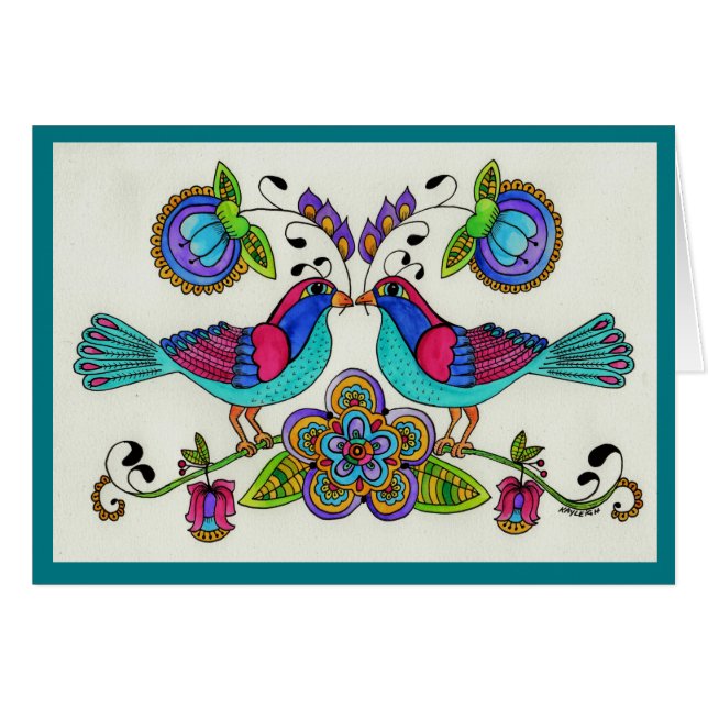 Folk Birds (Front Horizontal)