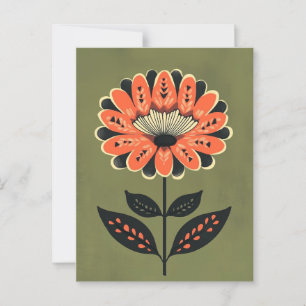 Folk Bloom #234 Postcard