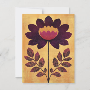 Folk Bloom #241 Postcard