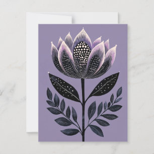 Folk Bloom #245 Postcard