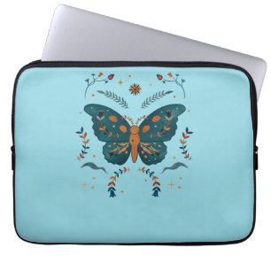 Folk Butterfly Slim Laptop Sleeve