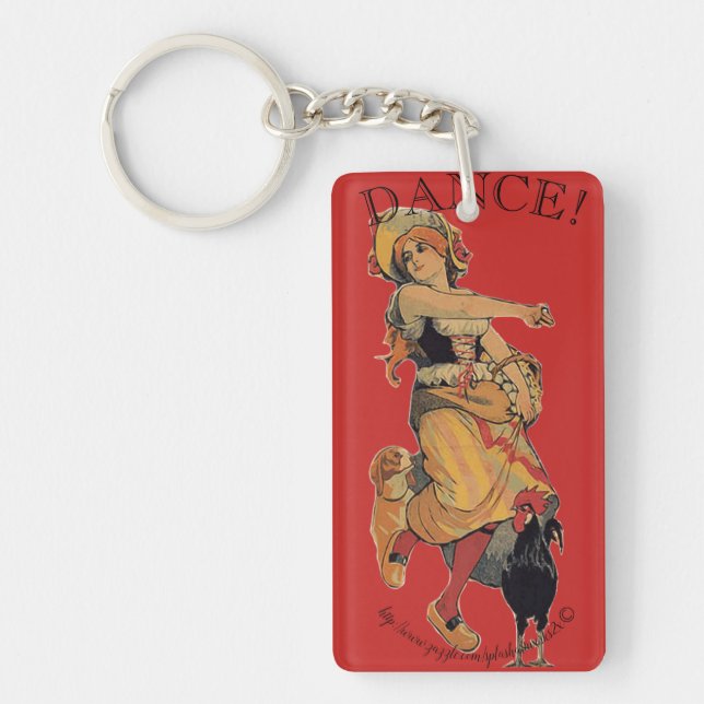 "Folk Dance" Key Ring (Front)