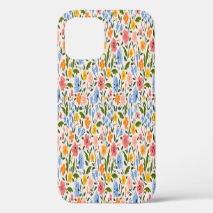 Folk Floral: Colourful Small Patterns iPhone 12 Case