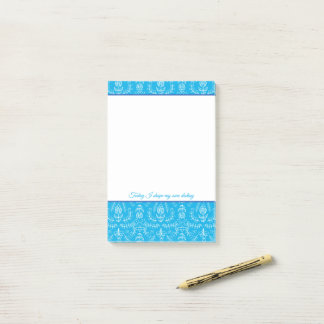 Folk Florals in Blue Personalised Notes