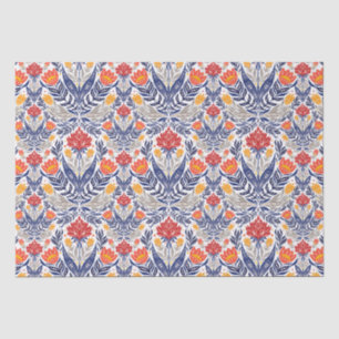 Folk flowers pattern tissue paper