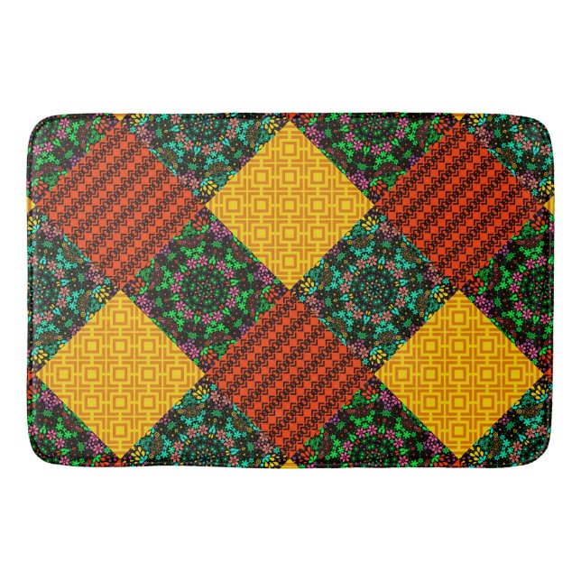 Folk folklore bath mat (Front)