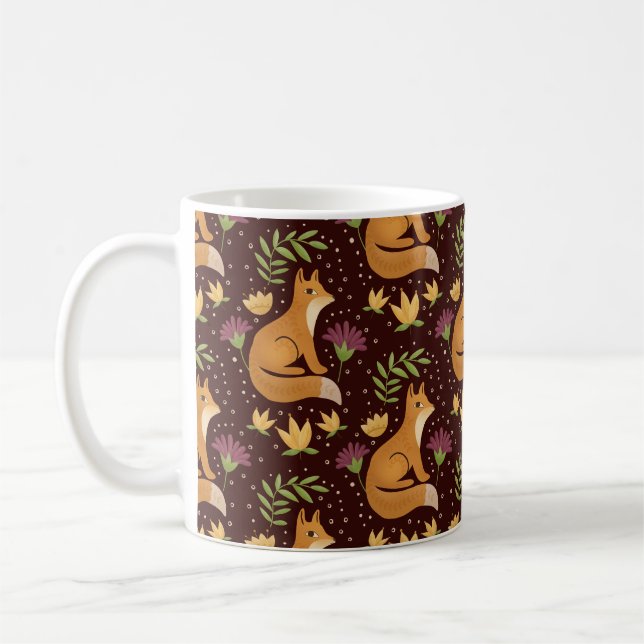 Folk Foxes Mug (Left)