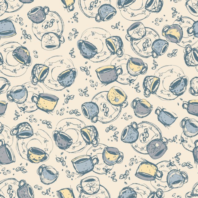 Folk Garden Vinyl Wrapped Flask (Creator Uploaded)