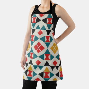 Folk Geometry Apron